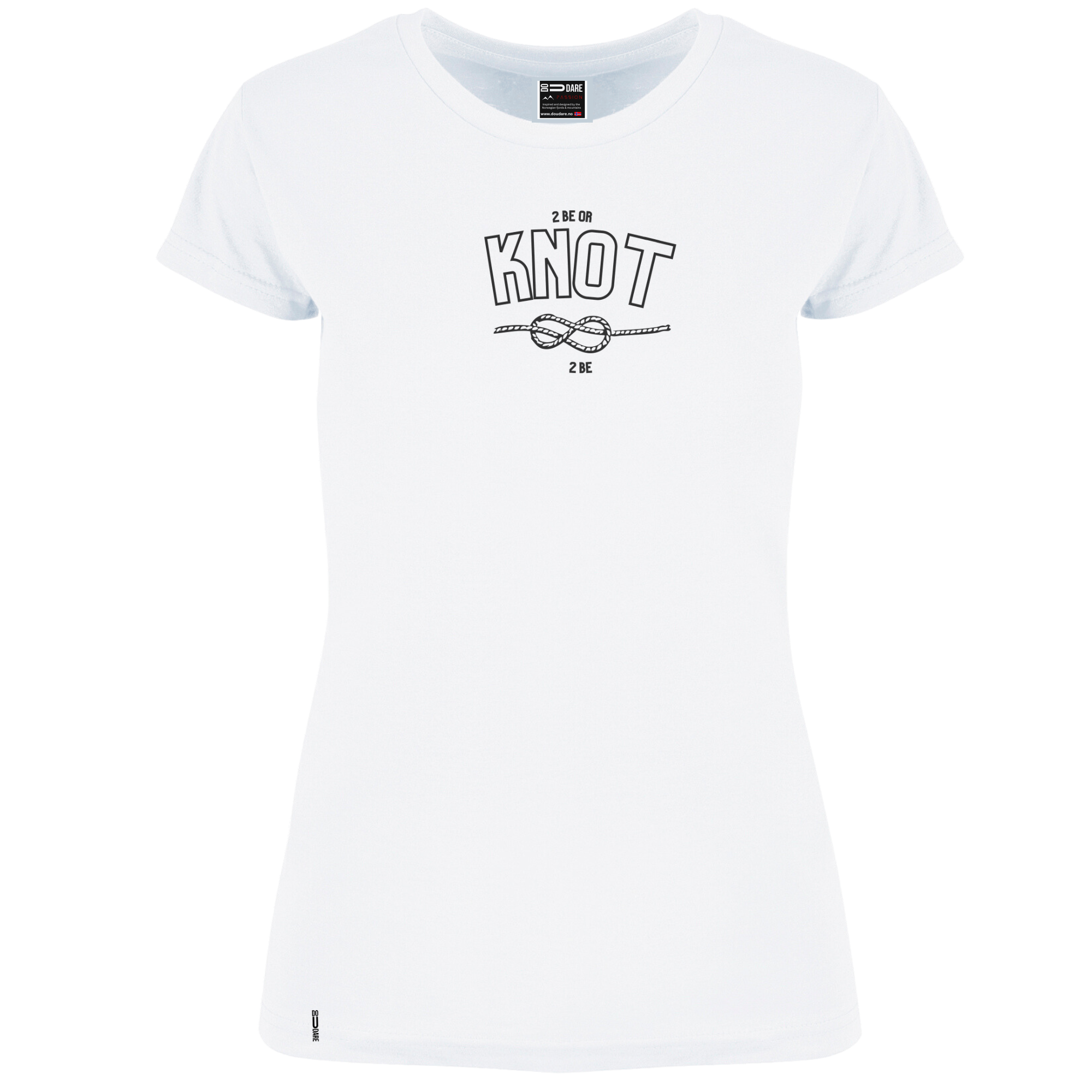 2BE or KNOT 2BE økologisk bomulls t-skjorte for dame - DoUdare