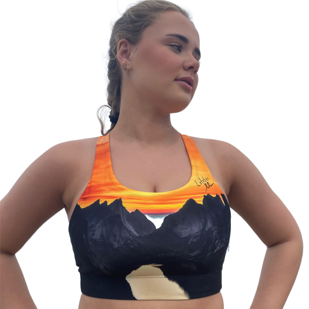 Reine Lofoten sports bh topp DoUdare front
