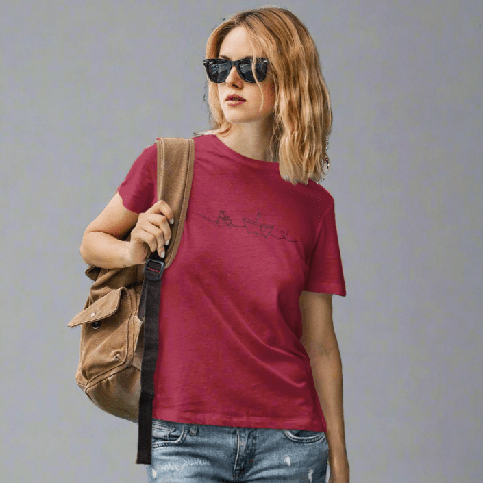 i love to icebath t-skjorte dame økologisk bomull