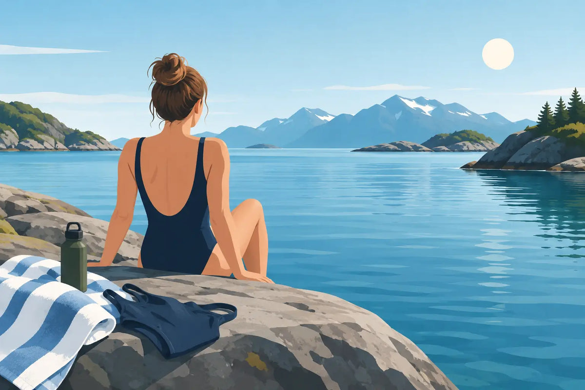 Guide til badetøy for sjøbad i norsk natur