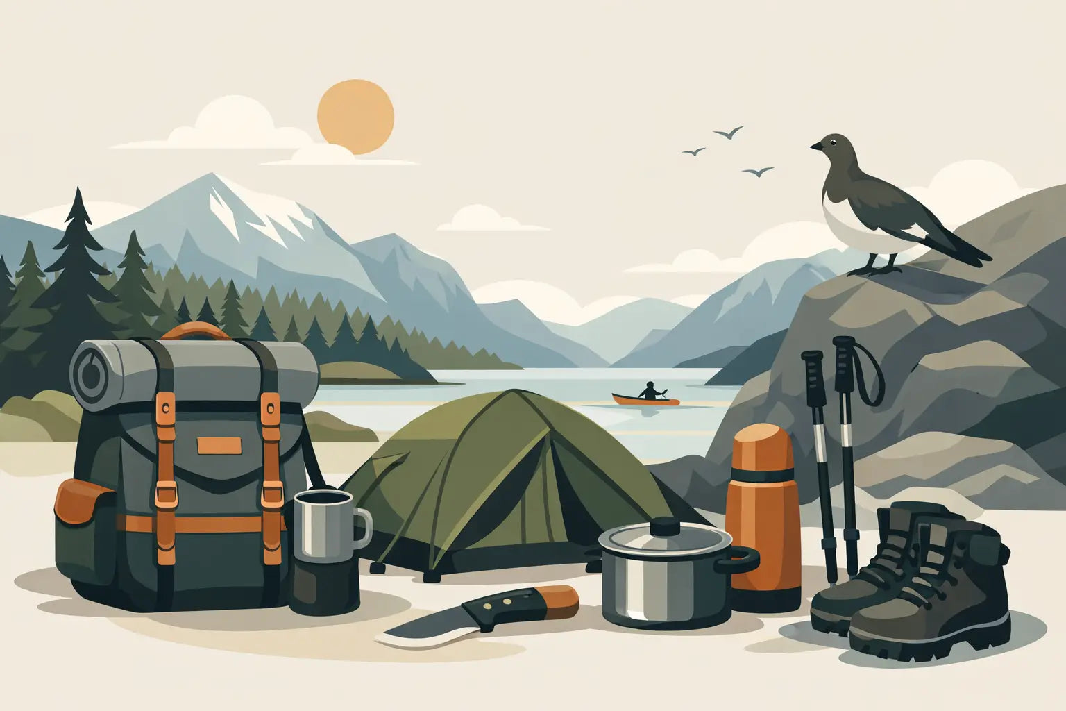 Norsk design friluftsprodukter som varer