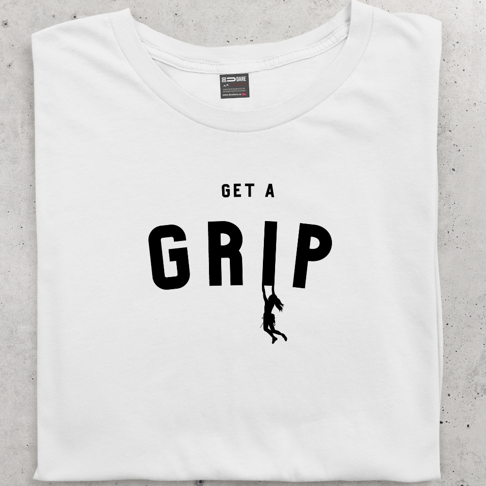 Get a grip Dame t-skjorte i økologisk bomull - DoUdare