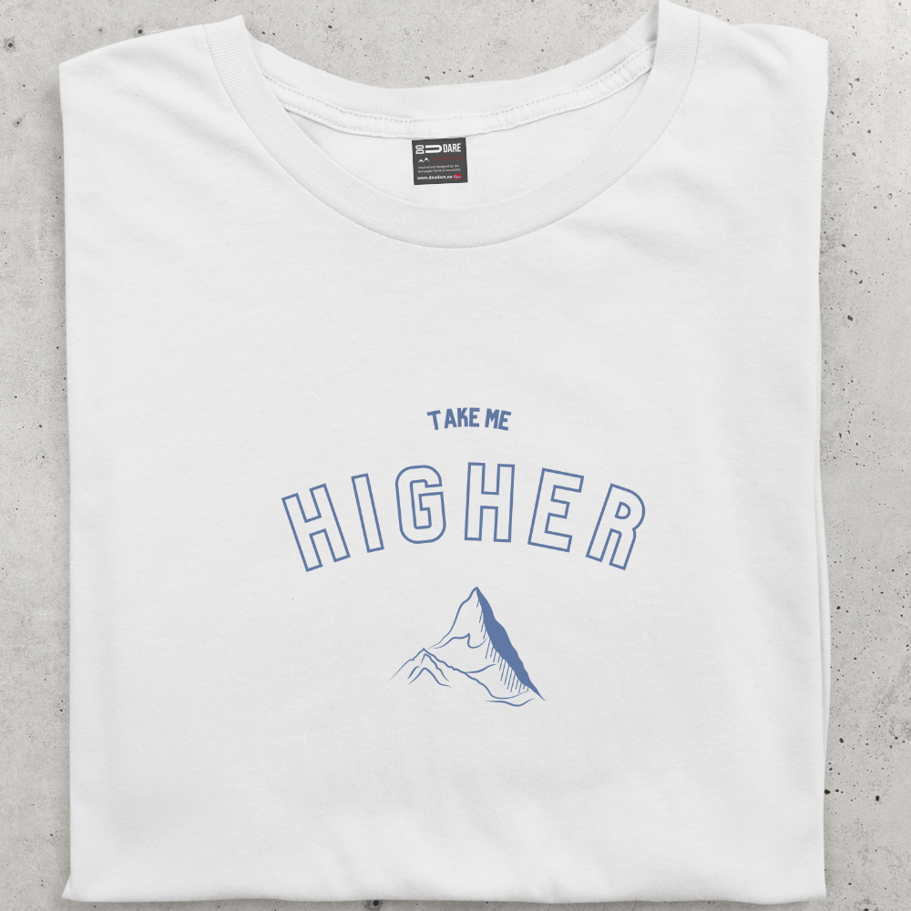 Take me Higher  Dame t-skjorte i økologisk bomull - DoUdare