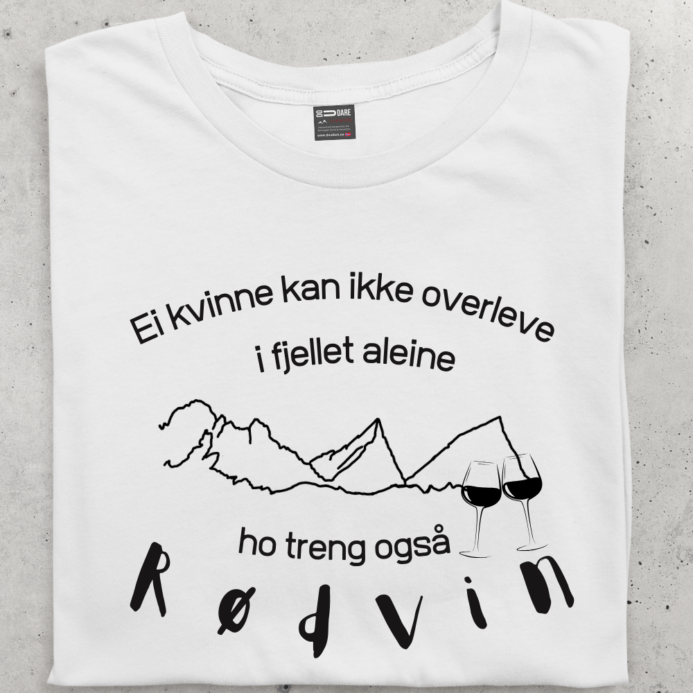 Rødvin Tee - unisex - DoUdare