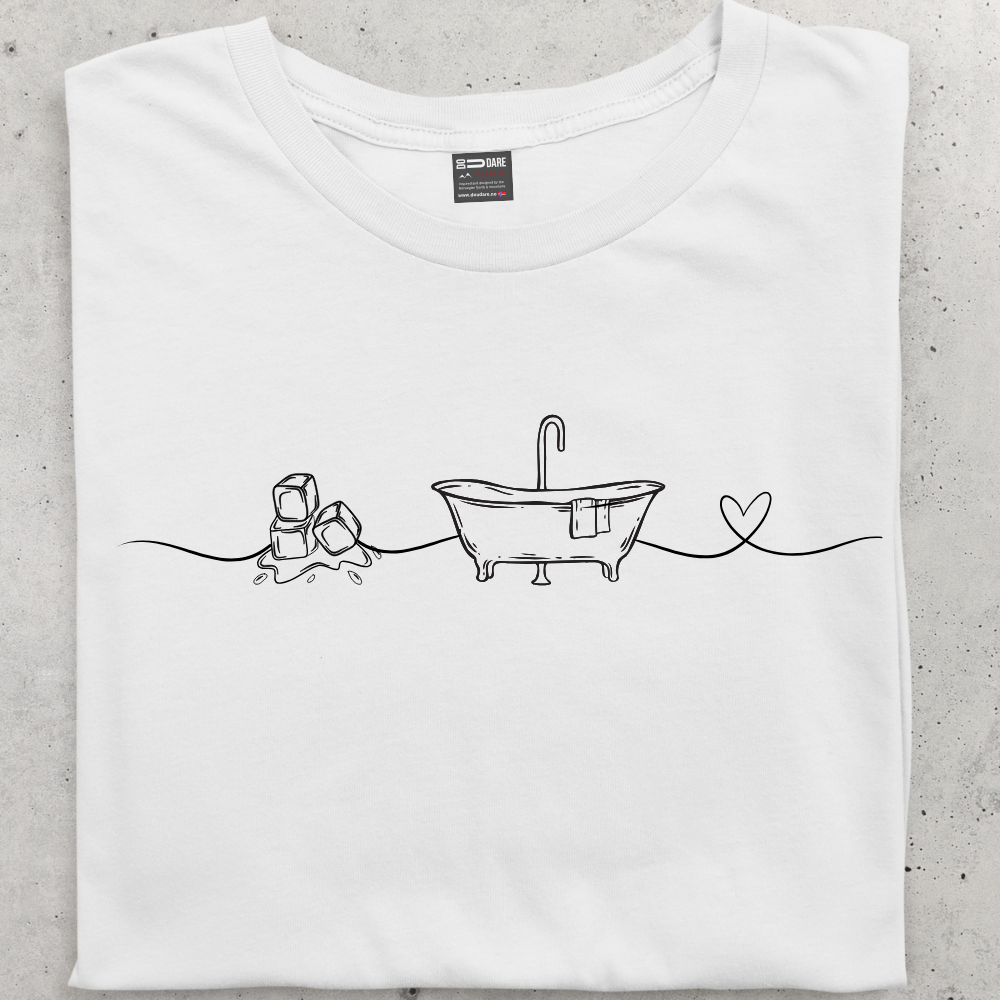 I love Ice Bath tee - UNISEX