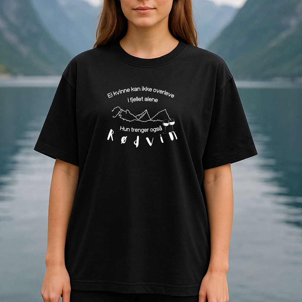 Rødvin Tee - unisex - DoUdare