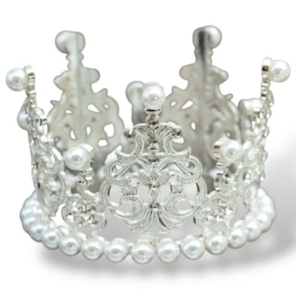 Sølv med perler  krone til vin-kopper Fjord Vibes of Norway Glam glamping kopp