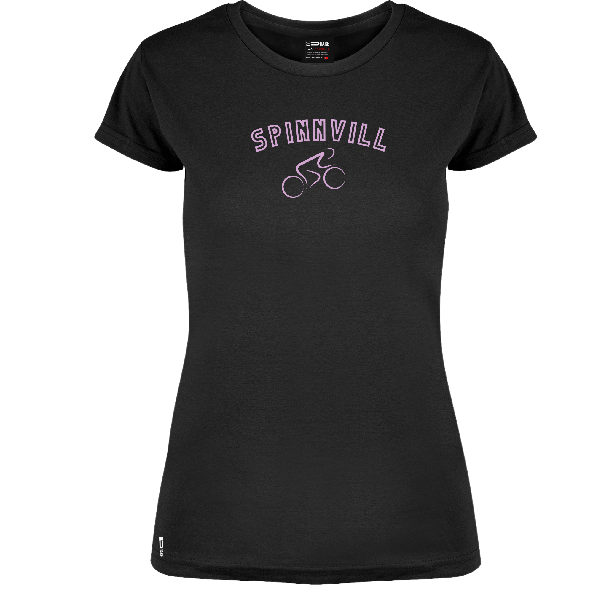 Spinnvill tee i økologisk bomull dame modell - DoUdare