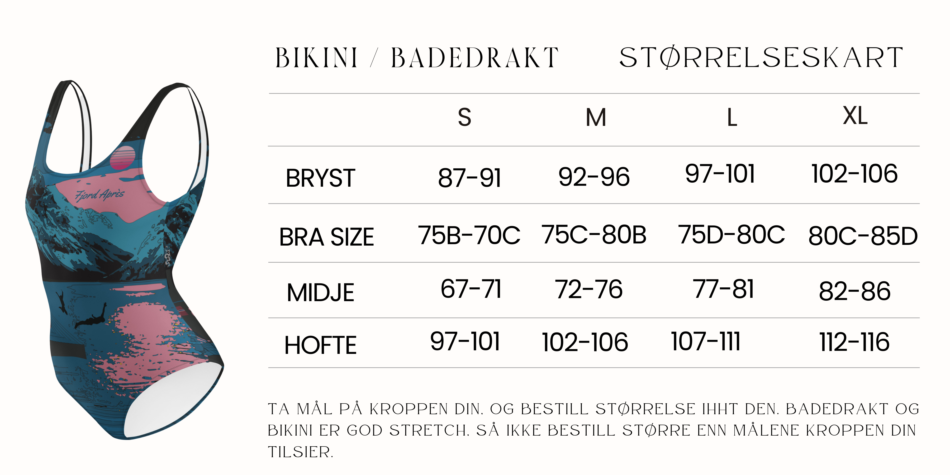 Badedrakt - Fjord Aprés by Fjord Vibes Low Cut Recycled - DoUdare